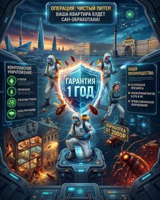 Озонирование от мелких вредителей плесени и грибка