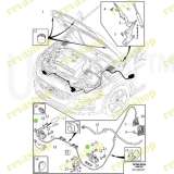 Замок капота для Volvo 31298609, 31356007