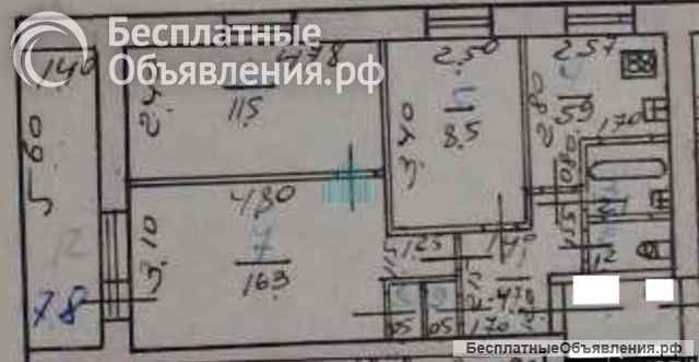 3-к квартира на Борко 8