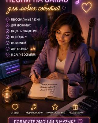 Песня на заказ подарок, который запомнится навсегда