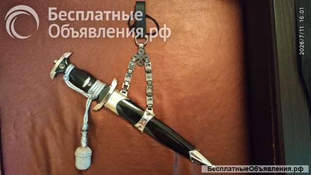 Кортик SS - "цепник" с тренчиком и темляком, копия