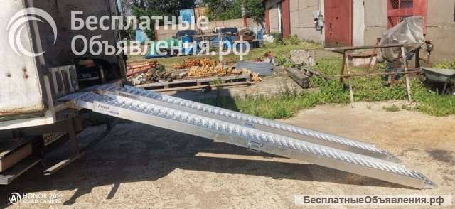 Аппарели/сходни алюминиевые приставные