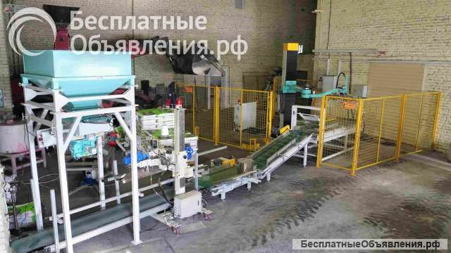 Линия укладки с паллетайзером