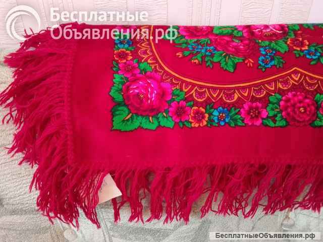 Платок павловопосадский 95 х 95 СССР