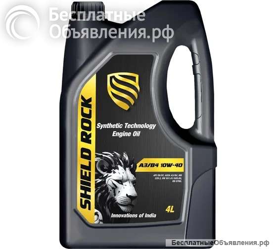 Моторное масло Shield Lubricants SHIELD ROCK A3/B4 10W-40 4 л