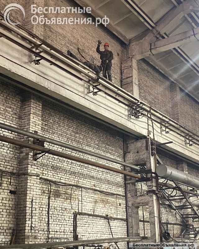 Страховочная анкерная линия для кровли здания