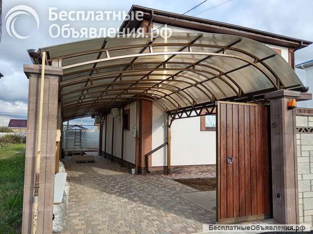 Навесы и козырьки, смелые решения