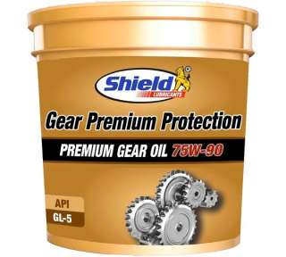 Трансмиссионное масло Shield Lubricants SHIELD GEAR PREMIUM PROTECTION 75W-90, 20 л