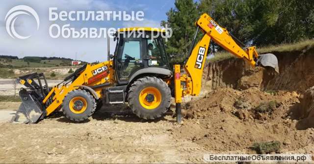 Услуги экскаватора-погрузчика