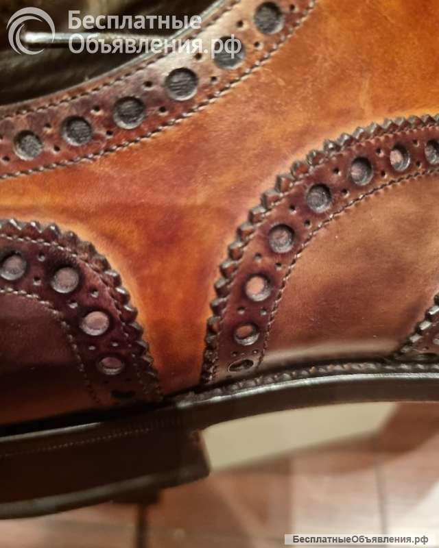 Santoni Оксфорды 47 размер Новые Оригинал