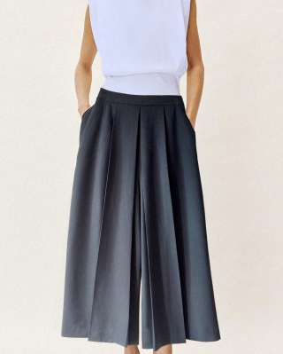 Широкие брюки-кюлоты Zara Basic. Размер 48/50