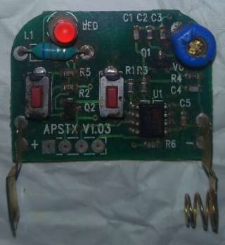 Плата APSTX V1.03 от брелка автосигнализации