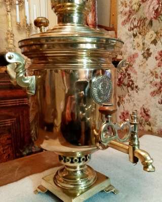 Тульский самовар 1920-х с гербом СССР 5-6 л