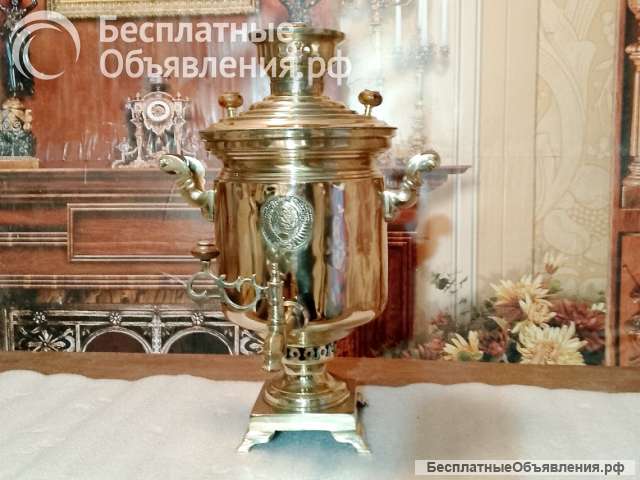 Тульский самовар 1920-х с гербом СССР 5-6 л