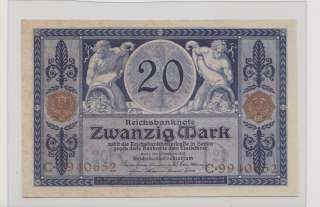 Германия, 20 марок, 1915 г., Unc-.