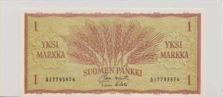 Финляндия, 1 марка, 1963 г., Unc.