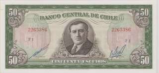 Чили, 50 эскудо, 1962 г., Unc.
