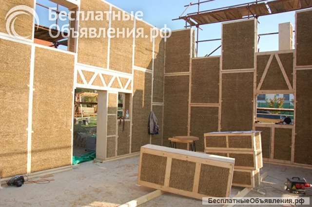 Соломенная панель (соломит). Домокомплект