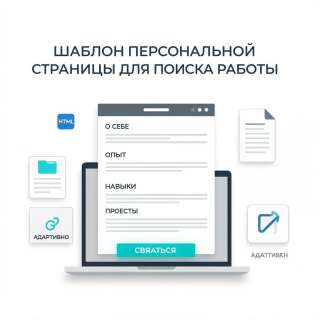 Шаблон персональной страницы для поиска работы - новый тренд среди соискателей