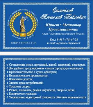 Юрист, Медиатор, Правозащитник