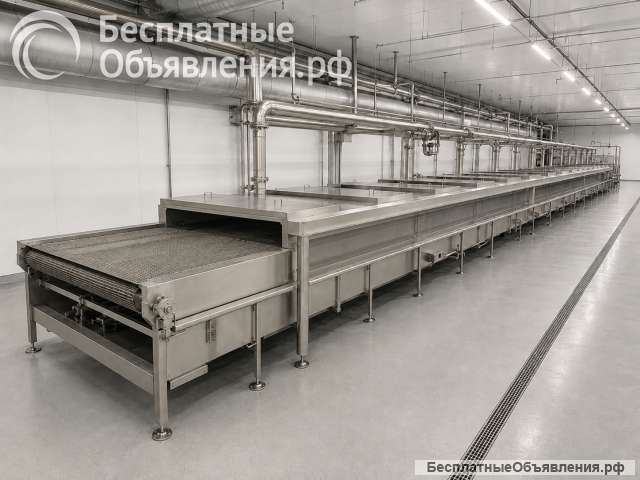 Туннельный пастеризатор с охладителем