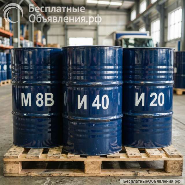 Моторное масло М8В, бочка 180 л