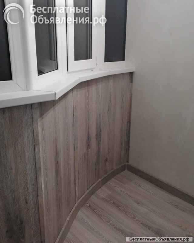 Обои, отделка балконов