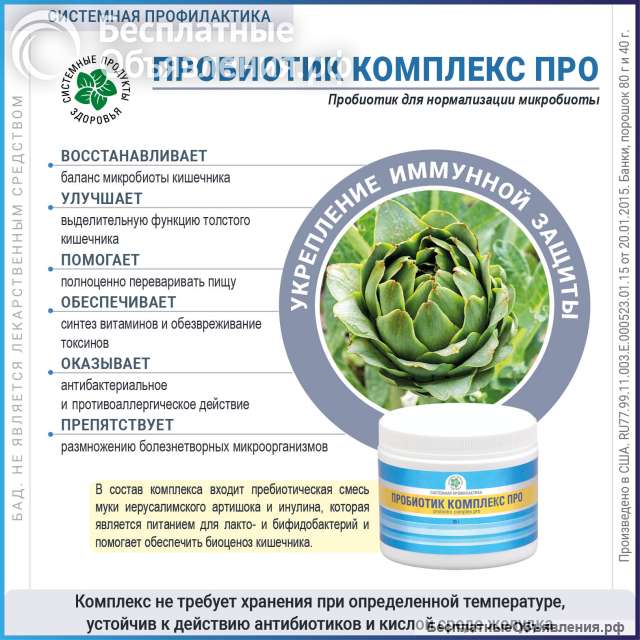 Пробиотик Комплекс Про, 40 г