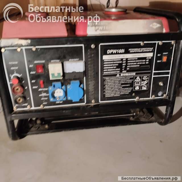 Генератор 220В+ сварочный DDE DPW160i