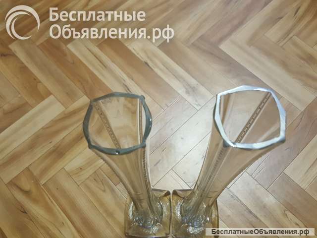 Ваза времён СССР берц. Высота 41 см. Самовар. Графин.