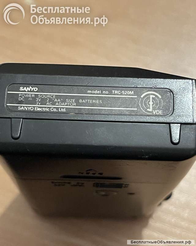 Микрокассетный диктофон Sanyo