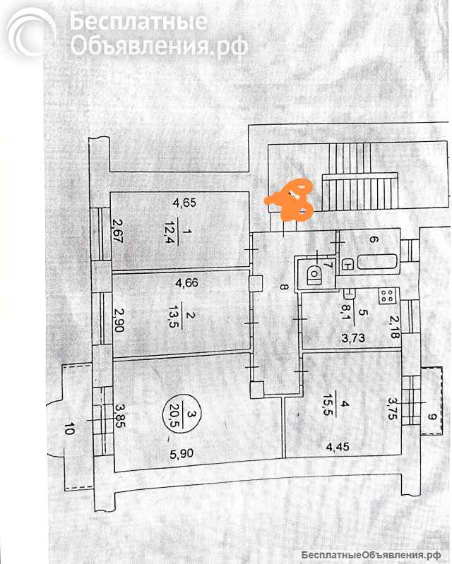 Комната 20,5м2 Челябинск