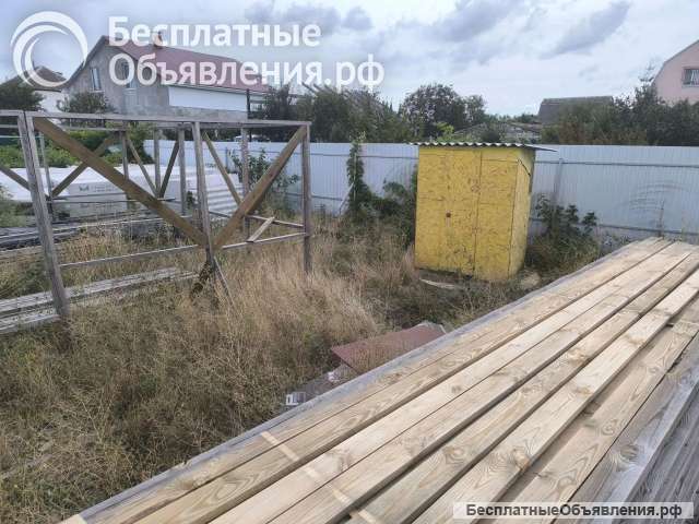 Земельный участок + стройматериалы