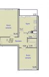 2 к кв,52.48 м2, Адрес Россия, Краснодарский край, Динской район, Динская станица