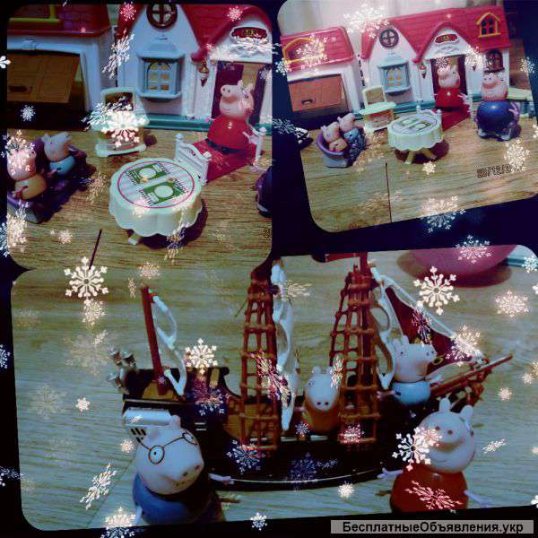 Свинка Пепа ( Peppa Pig Свинка Пеппа) набор 4 шт