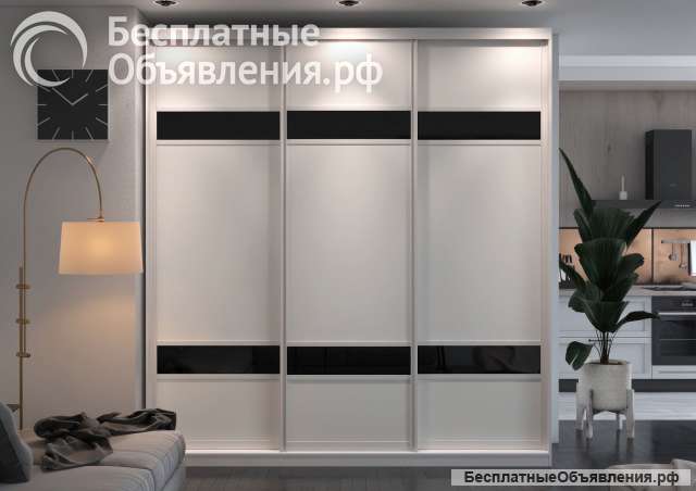 Дверь-купе ARISTO FUSION, ЛДСП EGGER, профиль белый матовый