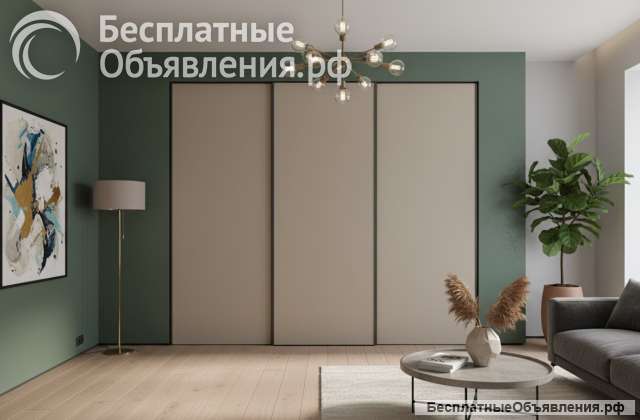 Дверь-купе ARISTO SLIM LINE, ЛДСП EGGER, профиль черный матовый