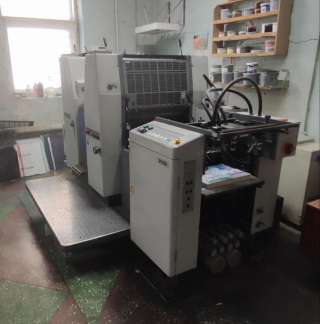 Печатная машина Ryobi 522 HX, резак Schenweida, фальцовщик Multimaster