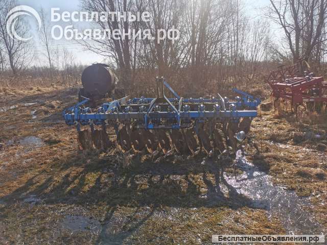 Борону четыре ряда прицепная с катком