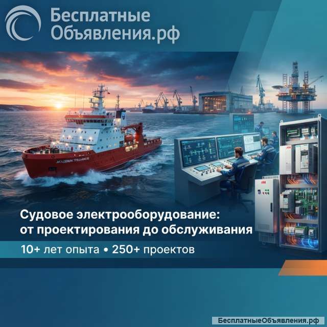 Судовые электросистемы и электродвижение "под ключ"