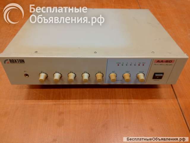 Трансляционный усилитель микшер Roxton AA-60