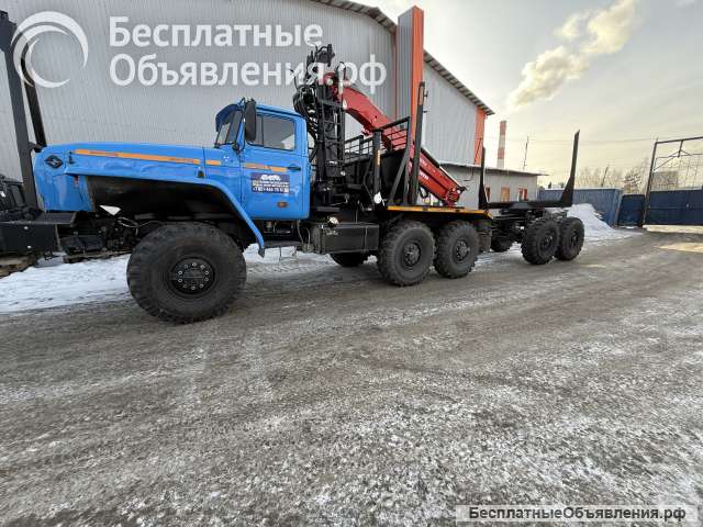 Лесовоз Урал ЯМЗ-236НЕ2 с новым КМУ Велмаш 10