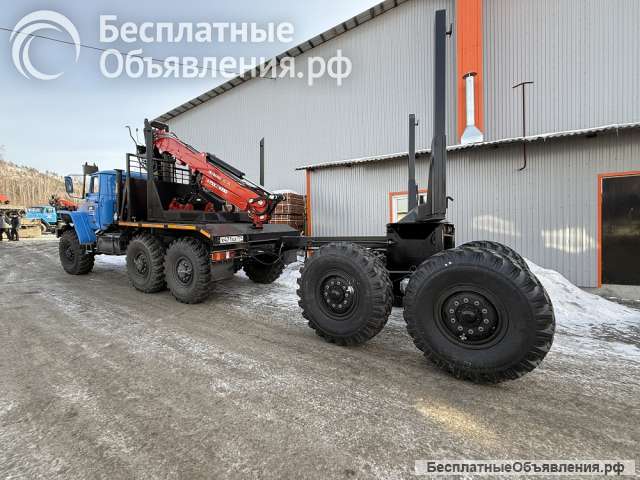 Лесовоз Урал ЯМЗ-236НЕ2 с новым КМУ Велмаш 10