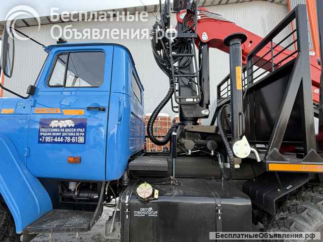 Лесовоз Урал ЯМЗ-236НЕ2 с новым КМУ Велмаш 10