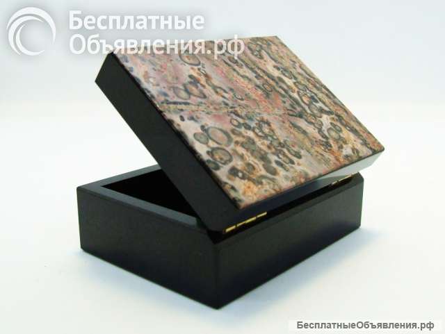 Леопардовая Яшма Каменная Шкатулка