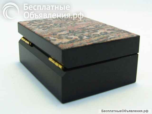 Леопардовая Яшма Каменная Шкатулка