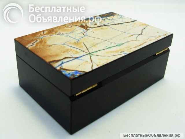 Азурмалахит Каменная Шкатулка