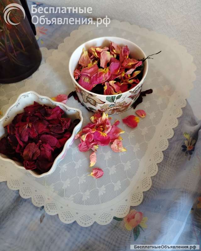 Лепестки роз