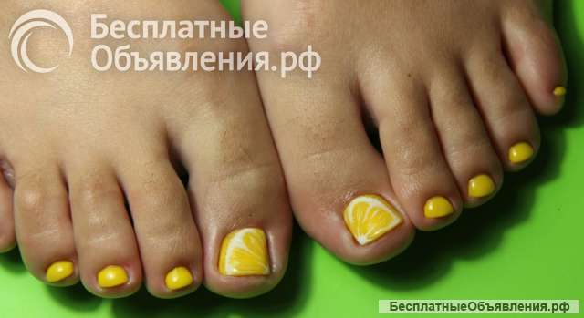 Услуга в 4 руки маникюр и педикюр