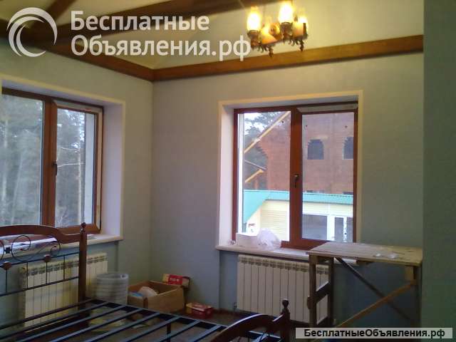Шпаклевка, выравнивание, покраска стен, обои